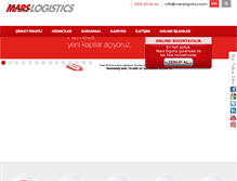 Tablet Screenshot of marslogistics.com